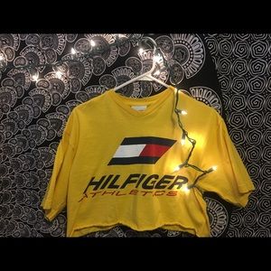 tommy hilfiger crop top